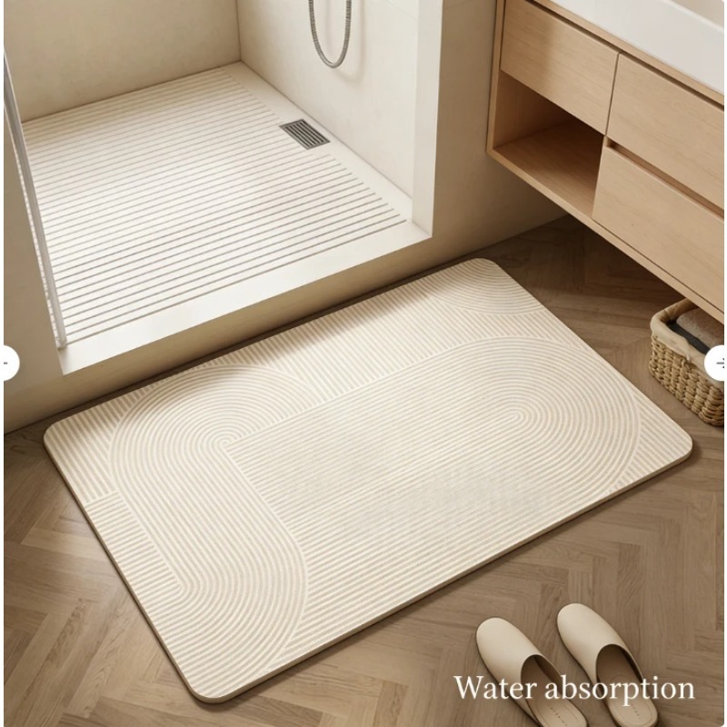 Quick Dry Diatomite Bath Mat - Alfombra de Baño de Diatomita Súper