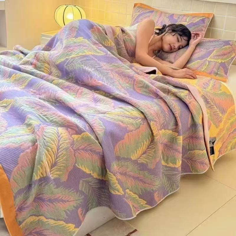 Muslin Cotton Bedspread - Manta de Muselina de 6 Capas