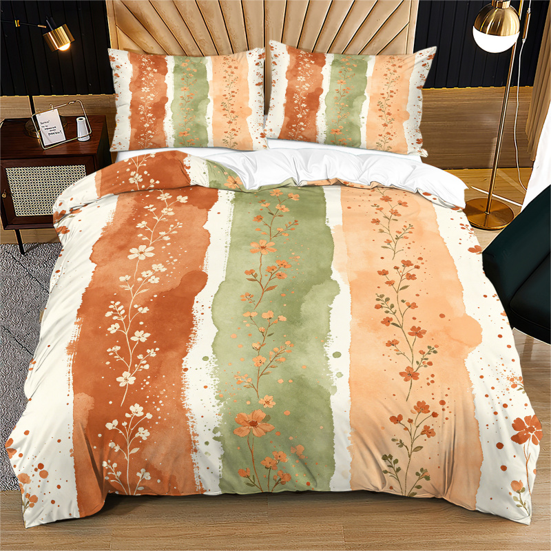 Aesthetic Floral Duvet Cover - Juego de Ropa de Cama con