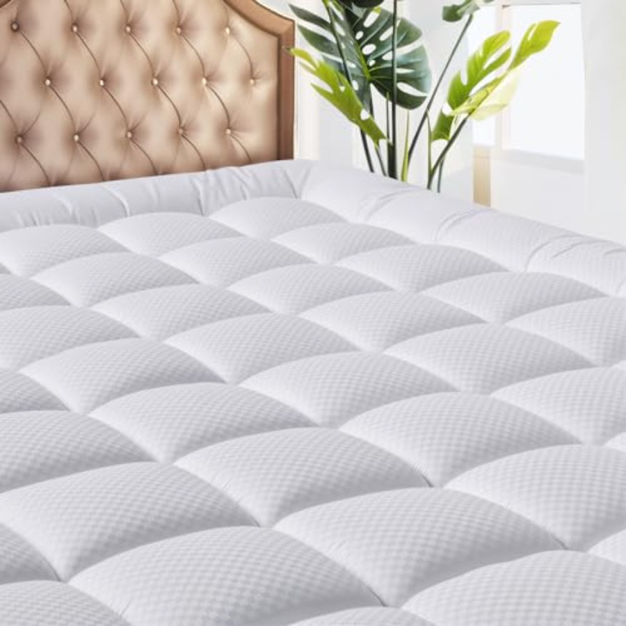 Waterproof Mattress Protector Breathable - Protector de Colchón Acolchado y Transpirable,