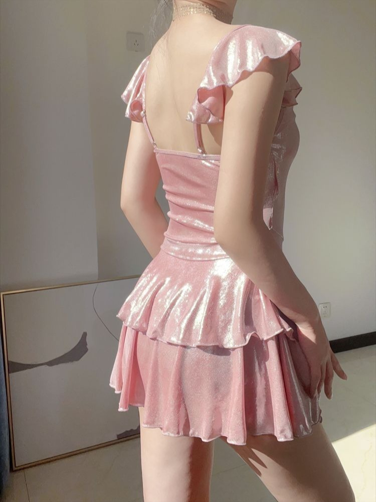 Bath - Traje de Baño Rosa Brillante para