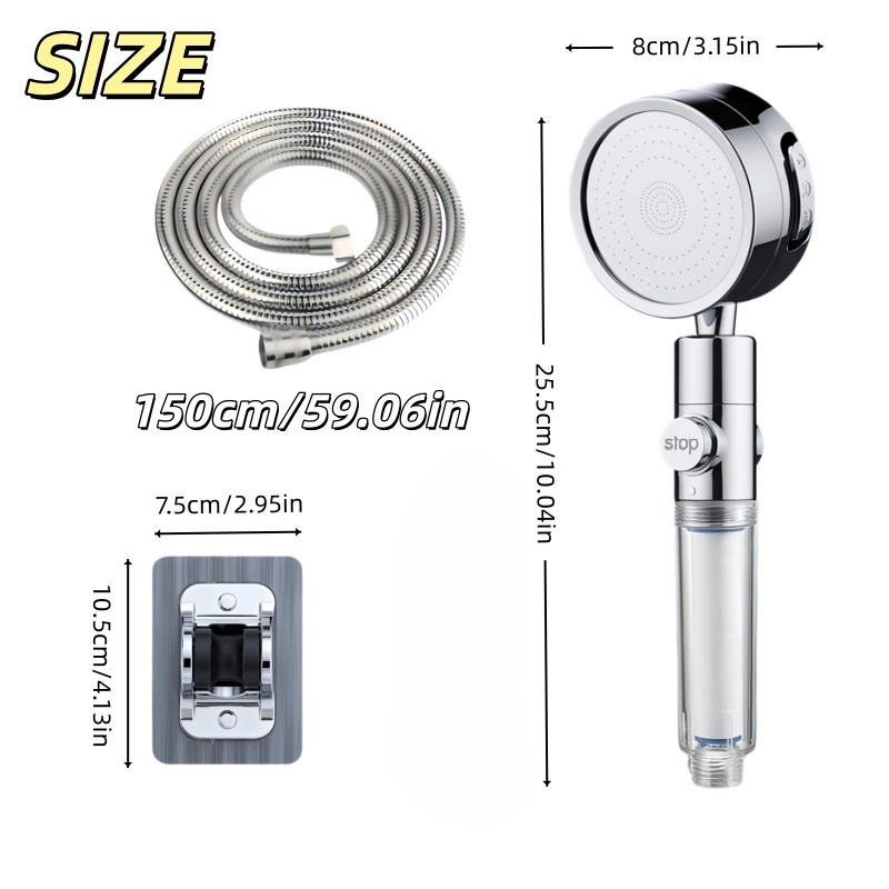 Ducha de Mano con Filtro Visib - High Pressure Shower Head Handheld reseña y precio