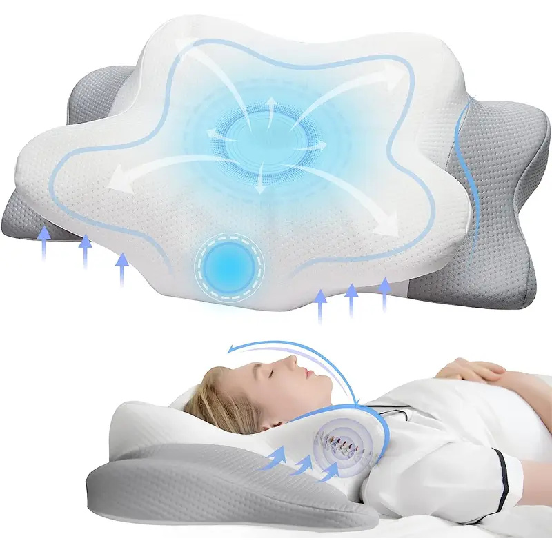 Almohada ortopédica inodora pa - Memory Foam Orthopedic Pillow Neck Pain reseña y precio