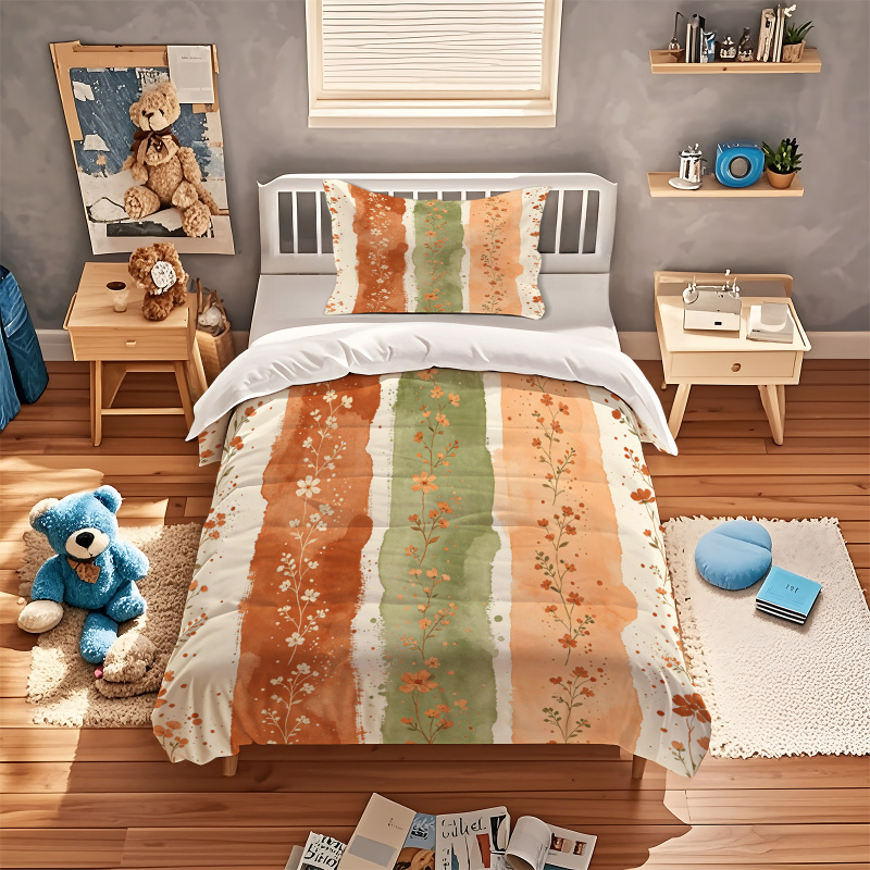 Juego de Ropa de Cama con Fund - Aesthetic Floral Duvet Cover reseña y precio