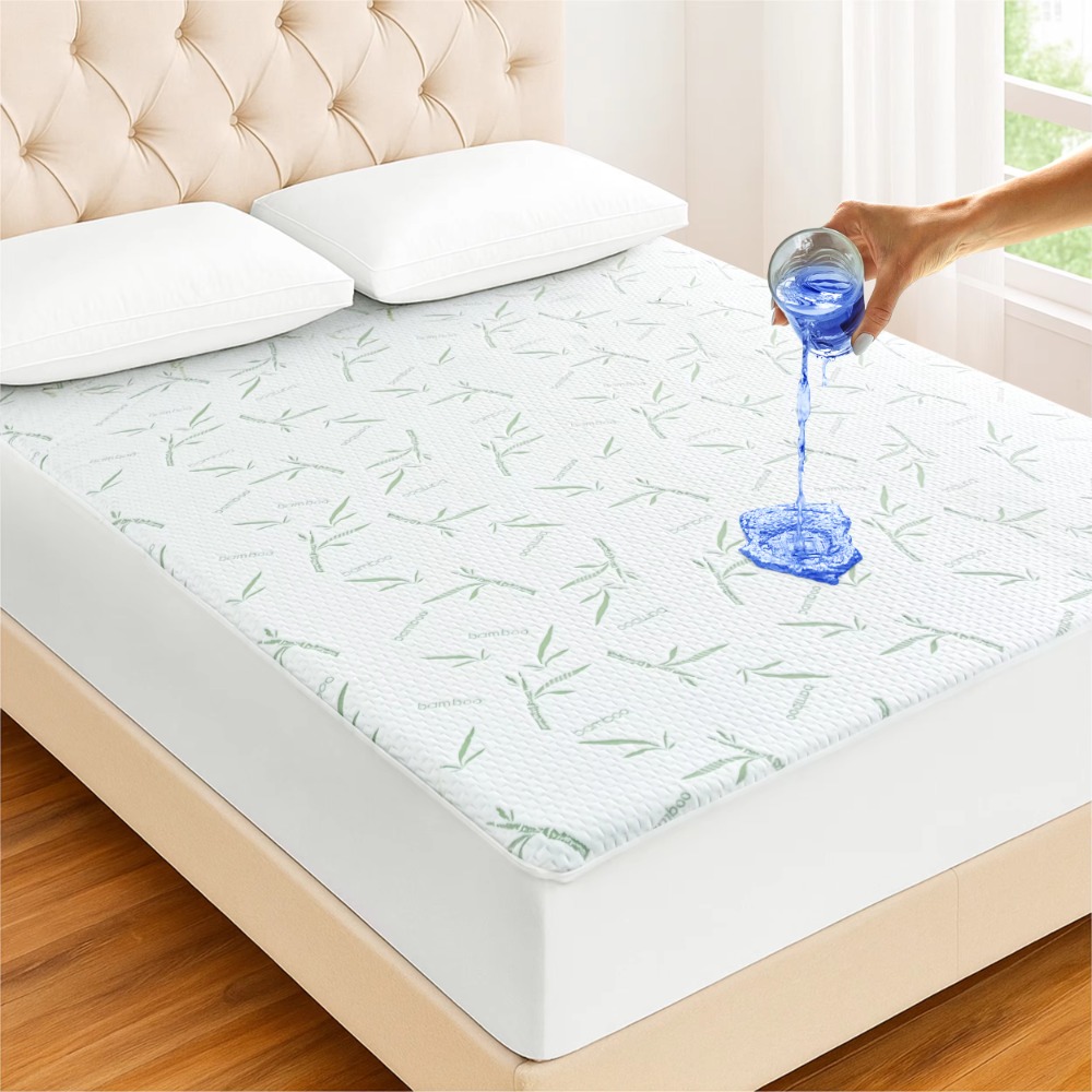 Funda de colchón impermeable d - Waterproof Mattress Protector Breathable reseña y precio