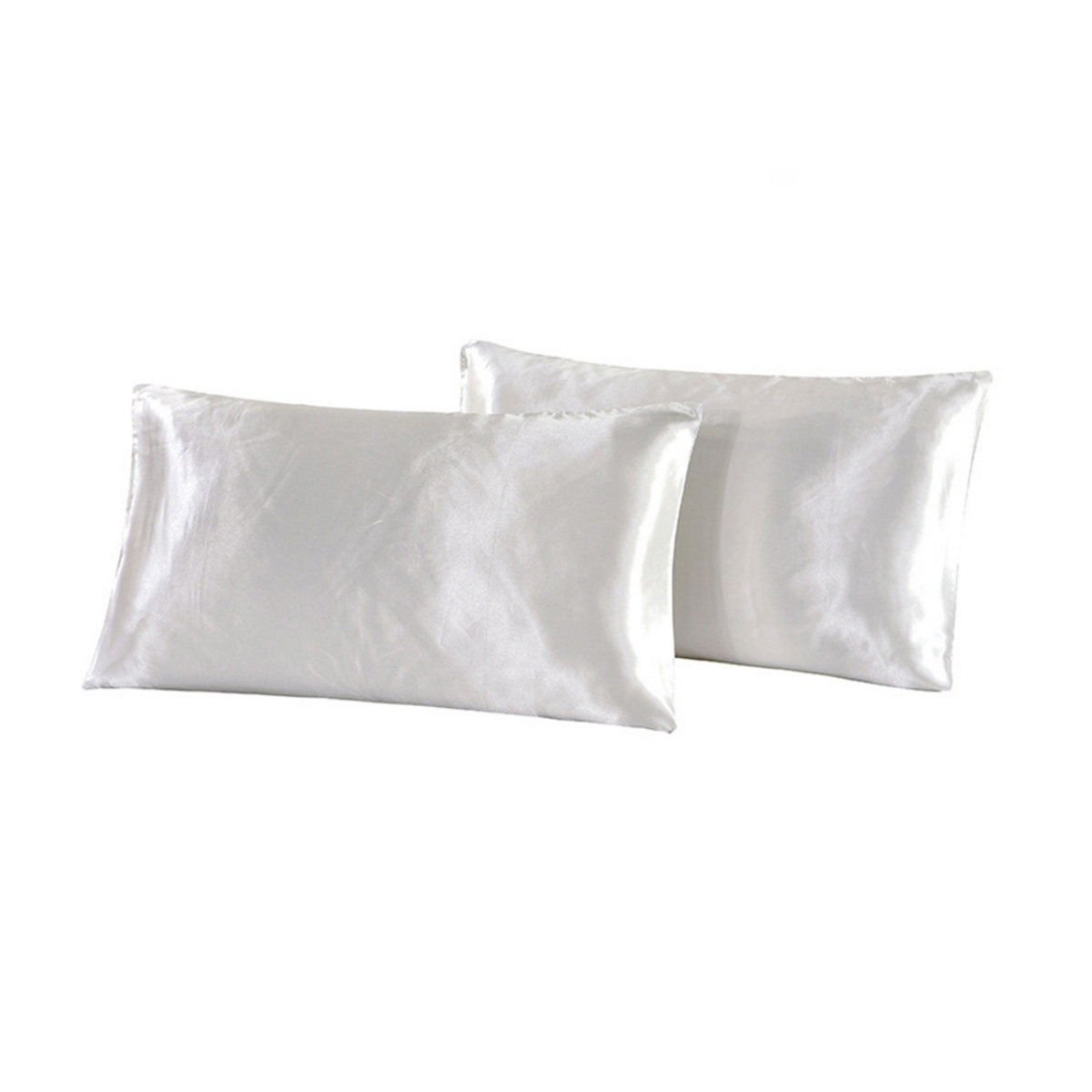 1 Par de Fundas de Almohada de - Satin Silk Pillowcase Hair Skin reseña y precio
