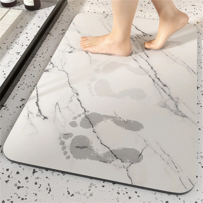 Alfombras de baño lavables, ta - Quick Dry Diatomite Bath Mat reseña y precio