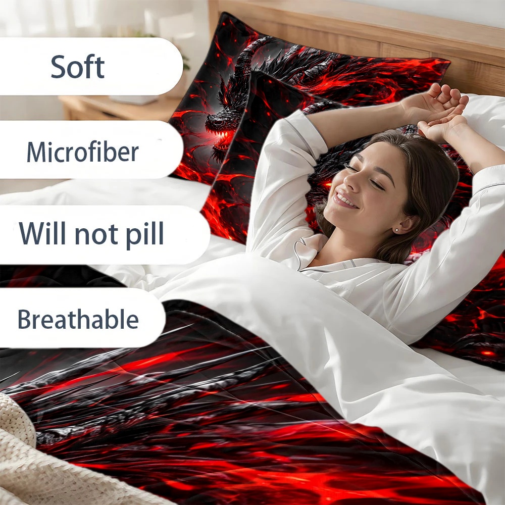Juego de Funda Nórdica de 3 Pi - Duvet Cover Sets With Zipper reseña y precio
