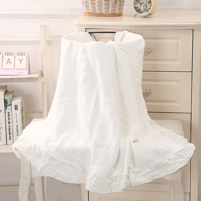 Manta de Muselina con Volantes - Muslin Cotton Bedspread reseña y precio