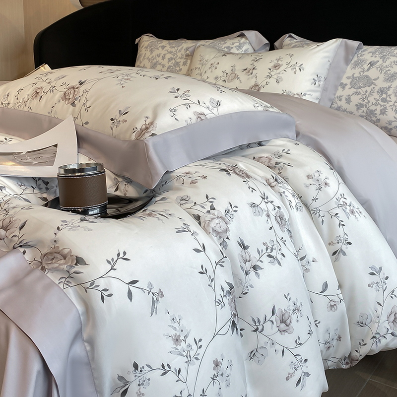 Juego de cama de lujo con esta - Aesthetic Floral Duvet Cover reseña y precio