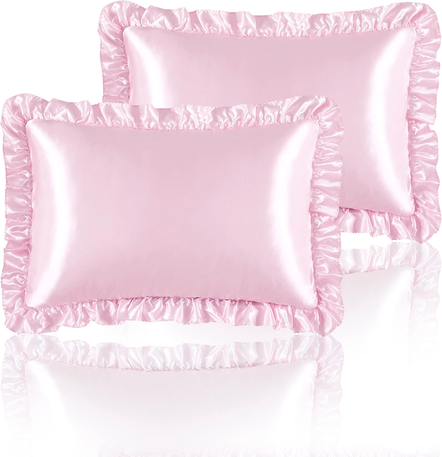 2 Fundas de Almohada de Satén  - Satin Silk Pillowcase Hair Skin reseña y precio
