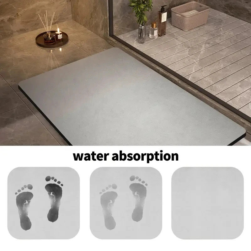 VIKAMA Alfombrilla de baño de  - Quick Dry Diatomite Bath Mat reseña y precio