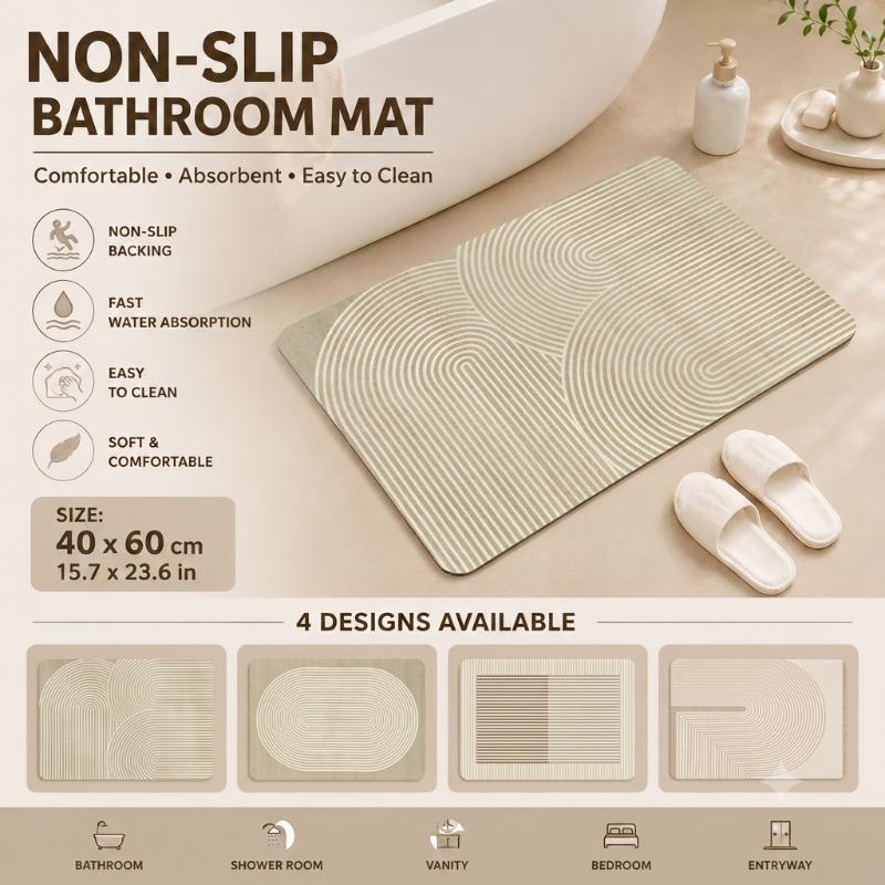 Alfombrilla de Baño de Diatomi - Quick Dry Diatomite Bath Mat reseña y precio